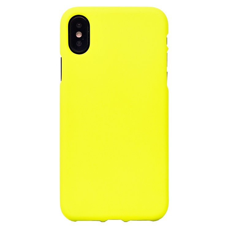 Накладка SC092 Neon iPhone X желтая