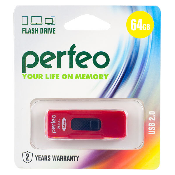 Perfeo USB 64GB S04 Red