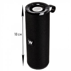 Колонка WALKER WSP-110, Bluetooth, 5Вт*2, TWS синхронизация, черная