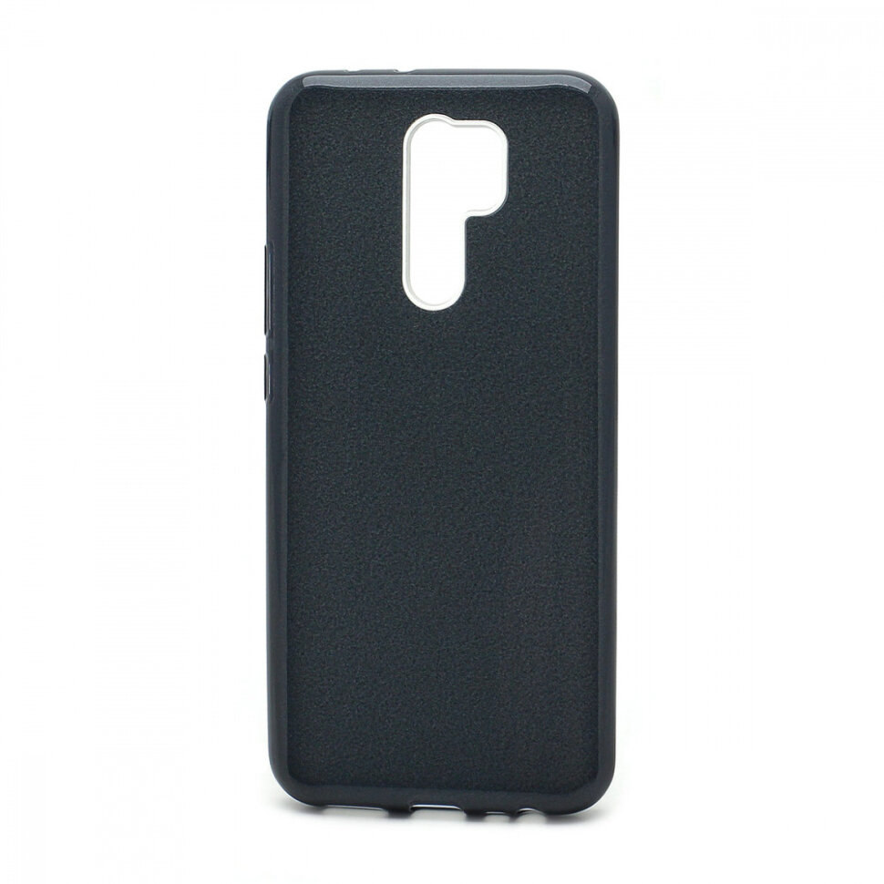 Накладка SC097 БЛЕСТКИ 3в1 Xiaomi Redmi 9 (black)