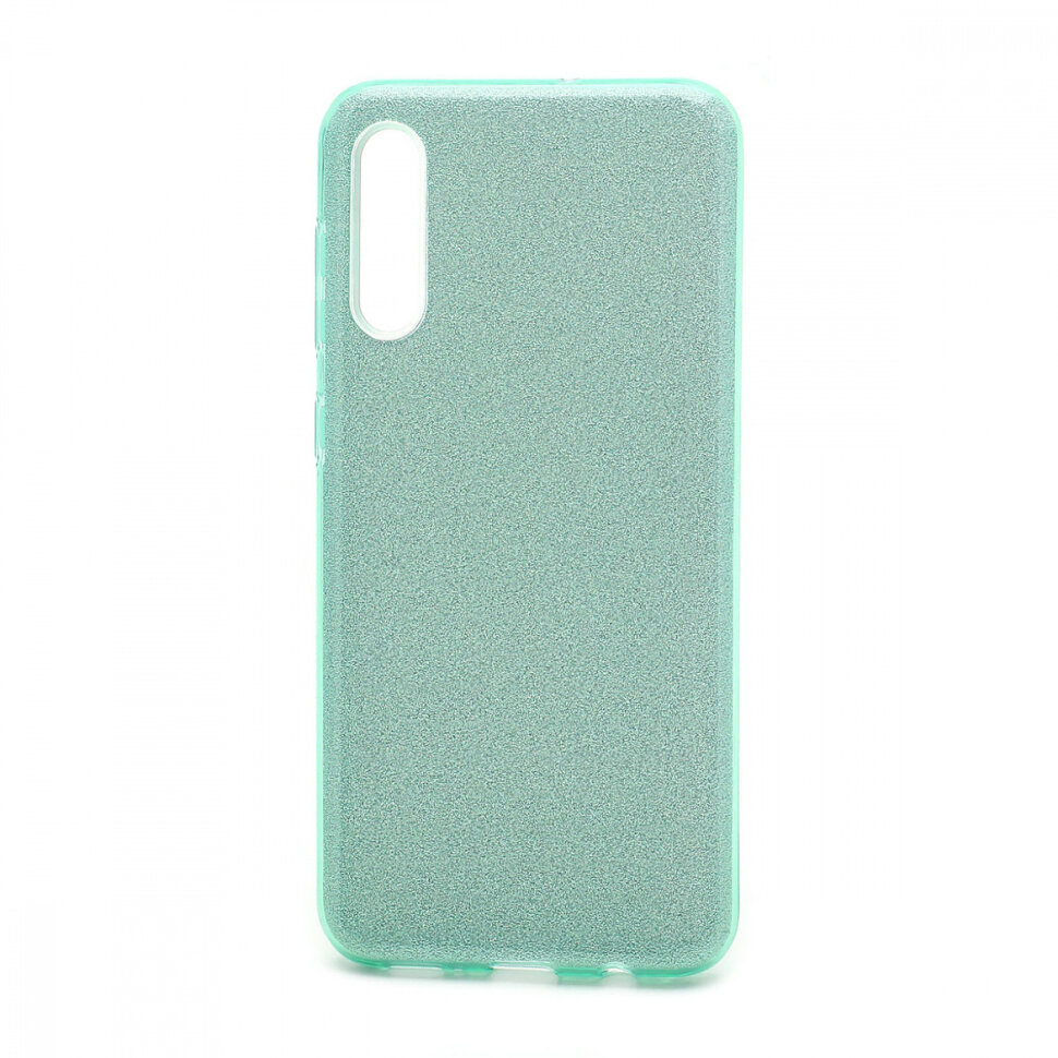 Накладка SC097 БЛЕСТКИ 3в1 Samsung A505 Galaxy A50 2019 (green)
