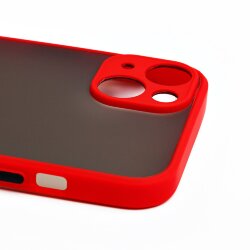 Накладка PC041 для Apple iPhone 13 (red/black)