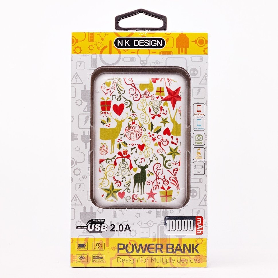 Внешнее ЗУ Power Bank NK Design New Year 10000mAh (06)