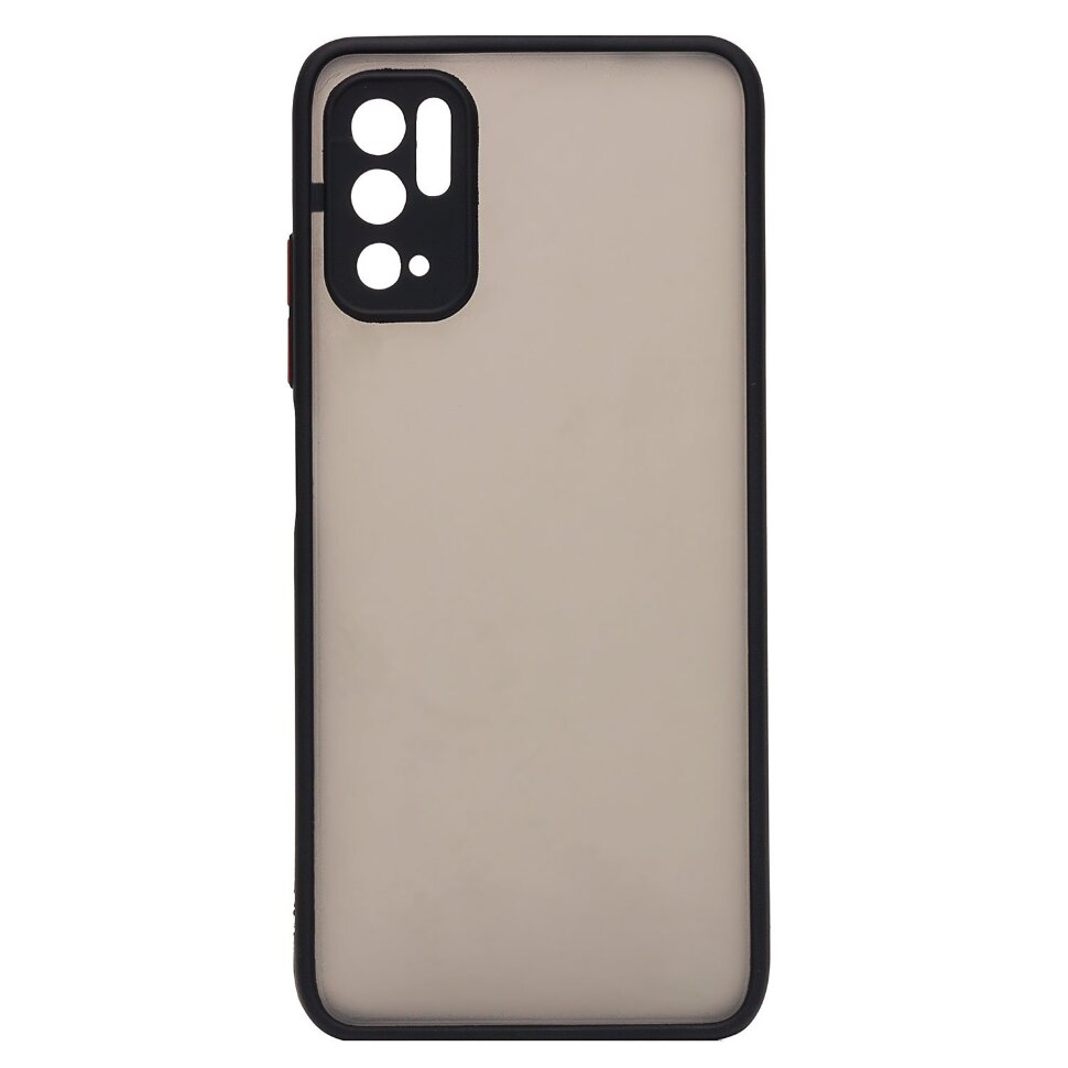 Накладка PC041 Xiaomi Redmi Note 10T (black/black)