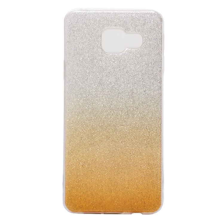 Накладка силиконовая Glamour Samsung A310 Galaxy A3 2016 gold/silver