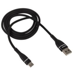 Кабель USB - Type-C WALKER C580 черный 3.1A