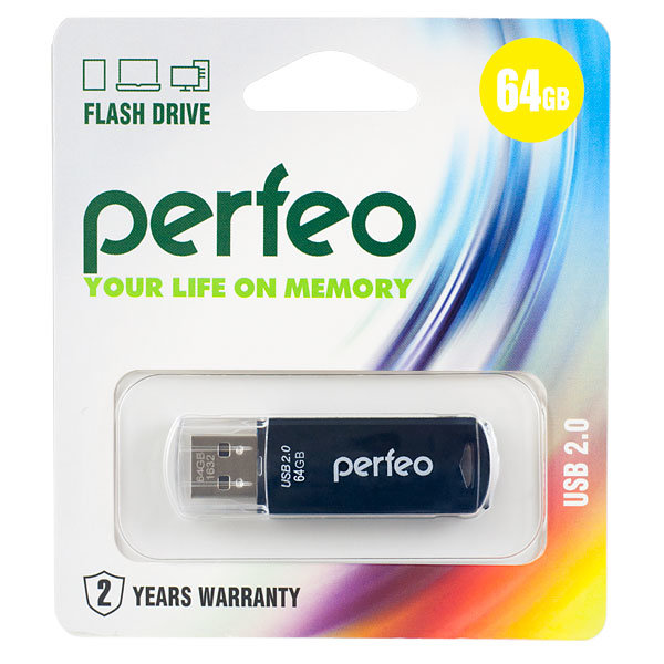 Perfeo USB 64GB C06 Black