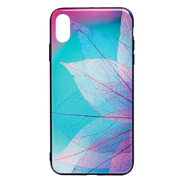 Накладка PC028 iPhone XR Листья (002)