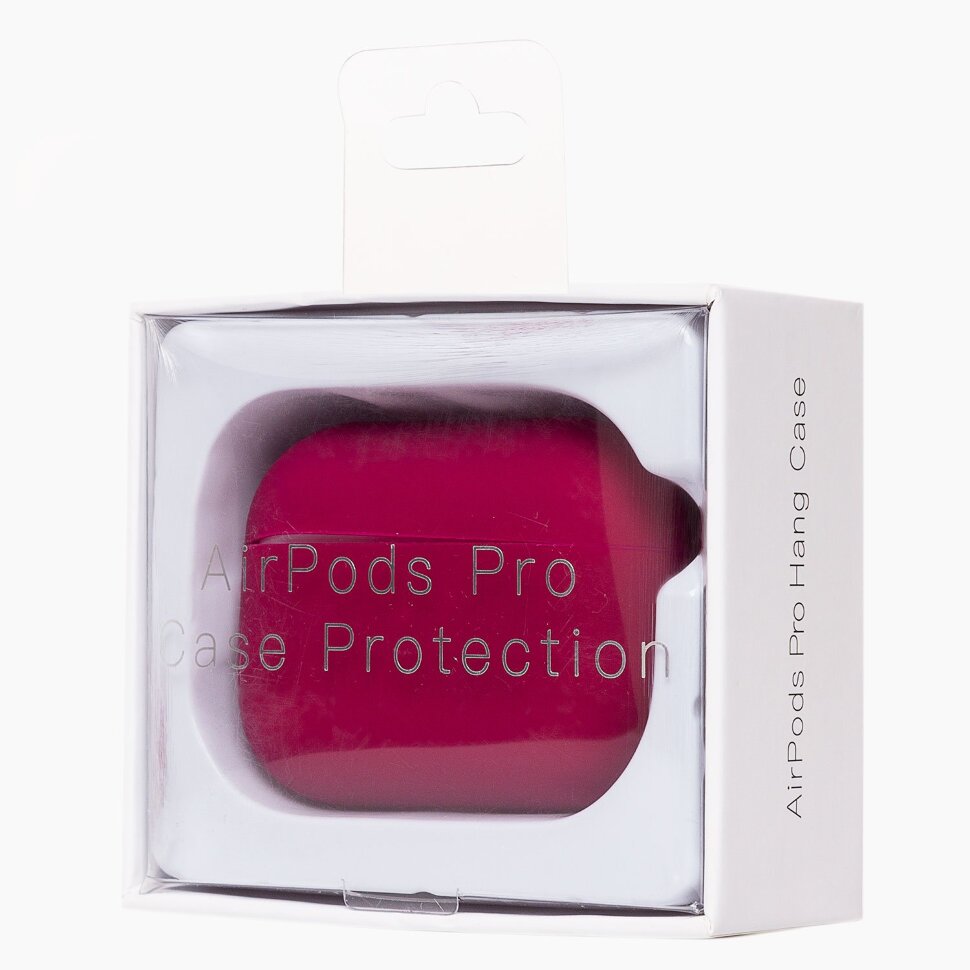 Чехол Soft touch  для кейса AirPods Pro, juicy pomegranate