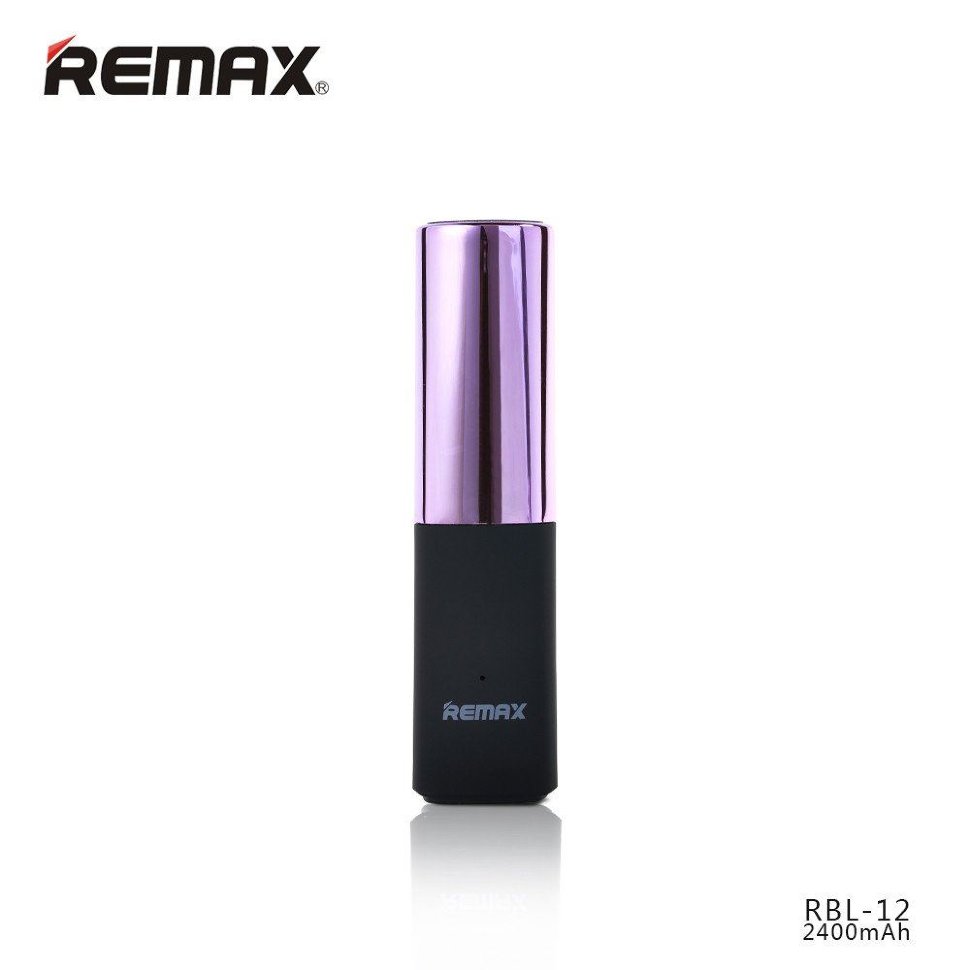 Внешнее ЗУ Power Bank REMAX Lipmax 2400mAh RPL-12 фиолетовое