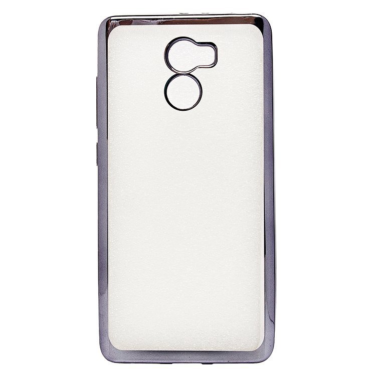 Накладка силиконовая  Xiaomi Redmi 4/4 Pro ОБОДОК черный
