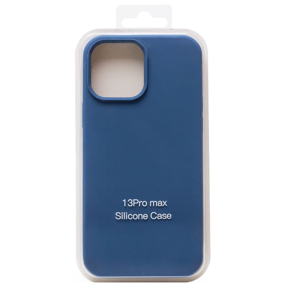 Накладка Full Soft Touch для Apple iPhone 13 Pro Max (dark blue)