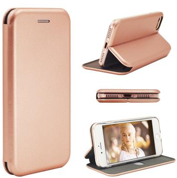 Чехол Book Case Samsung J330 Galaxy J3 2017 золото