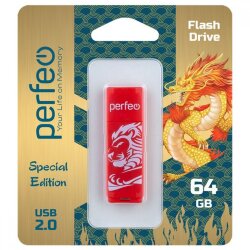 Perfeo USB 64GB C04 Red Lion