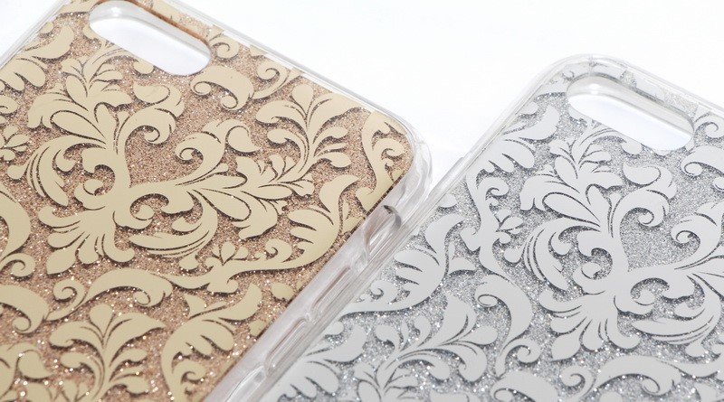 Накладка SHINE Узор IPhone 6 серебро