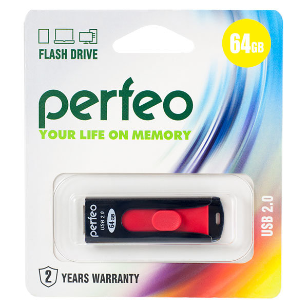 Perfeo USB 64GB S01 Black