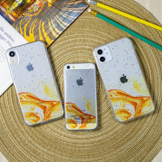 Накладка ПАЛИТРА Xiaomi Redmi Note 8T, желтая