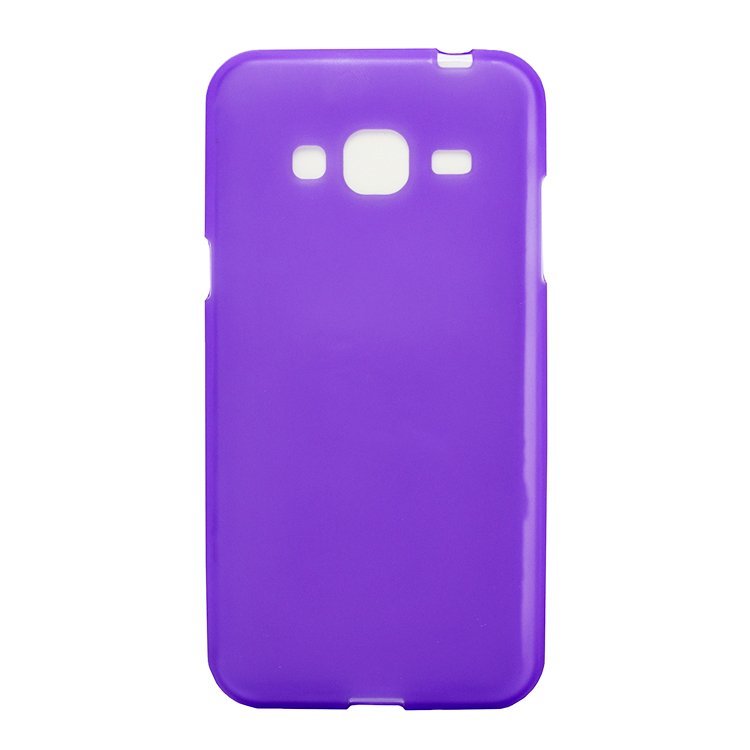 Накладка силиконовая МАТОВАЯ Samsung J320 фиолетовая