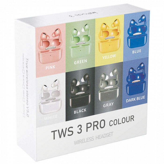 Управление tws. Vivo TWS 3 Pro. TWS Pro 3 инструкция. Наушники Original блютуз в желтой коробке купить. Эрподцы про копия цвет зеленый купить TWS 3 Pro Colour.