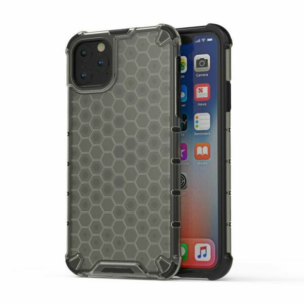 Накладка ударопрочная Honeycomb iPhone 11 (black)