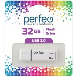Perfeo USB 32GB C01G2 White
