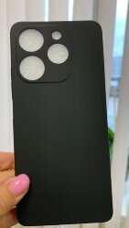 Накладка силиконовая SOFT TOUCH Tecno Spark 10 Pro, черная