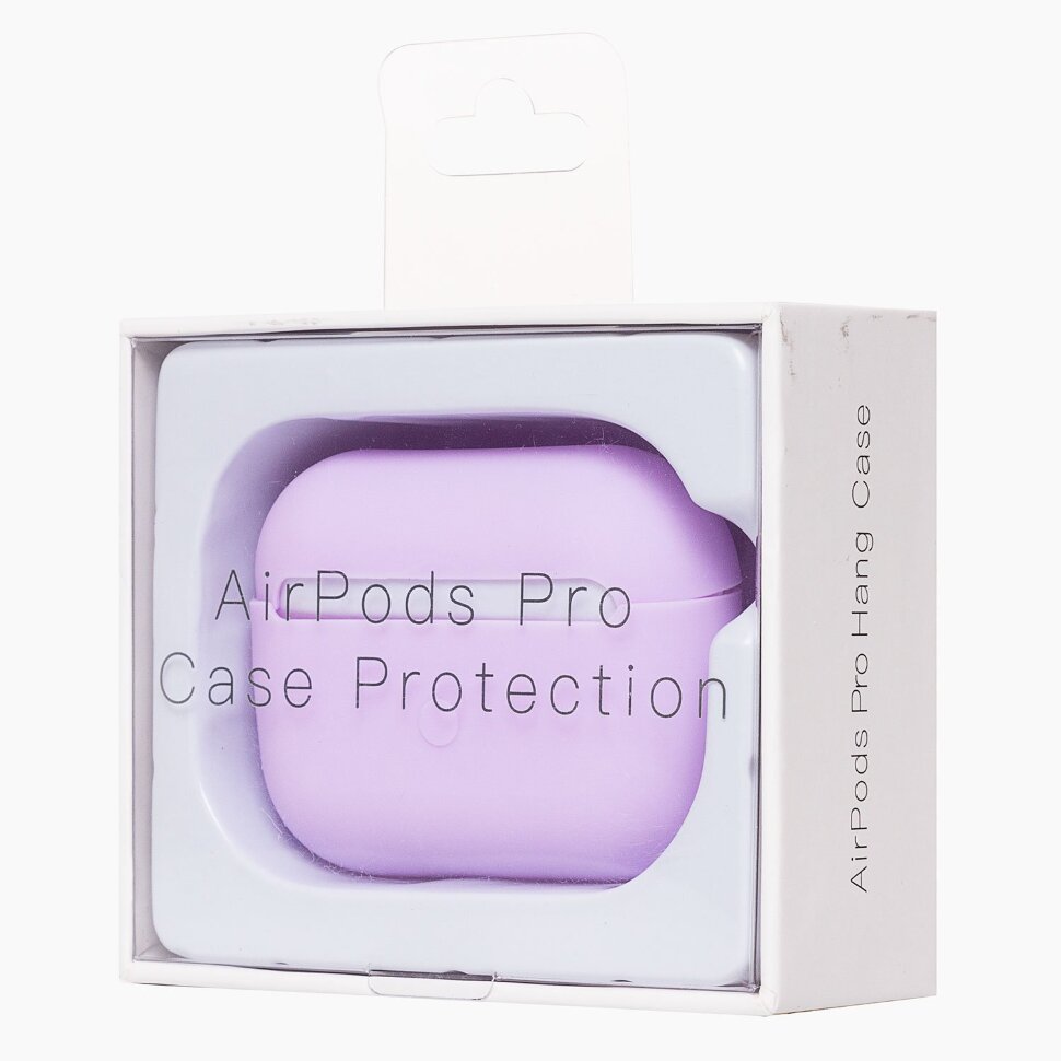 Чехол Soft touch  для кейса AirPods Pro, purple