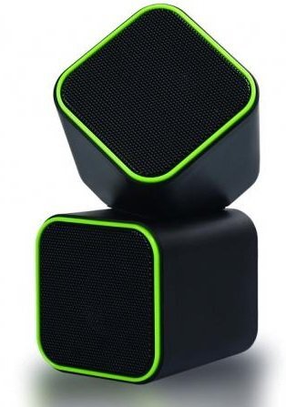 Колонки для компьютера SmartBuy SBA-2580 Cute, USB, черно-зеленые