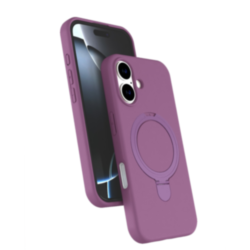 Силикон Revole Mix&Ring для Samsung S24/S25 лиловый металлик