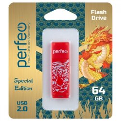 Perfeo USB 64GB C04 Red Tiger