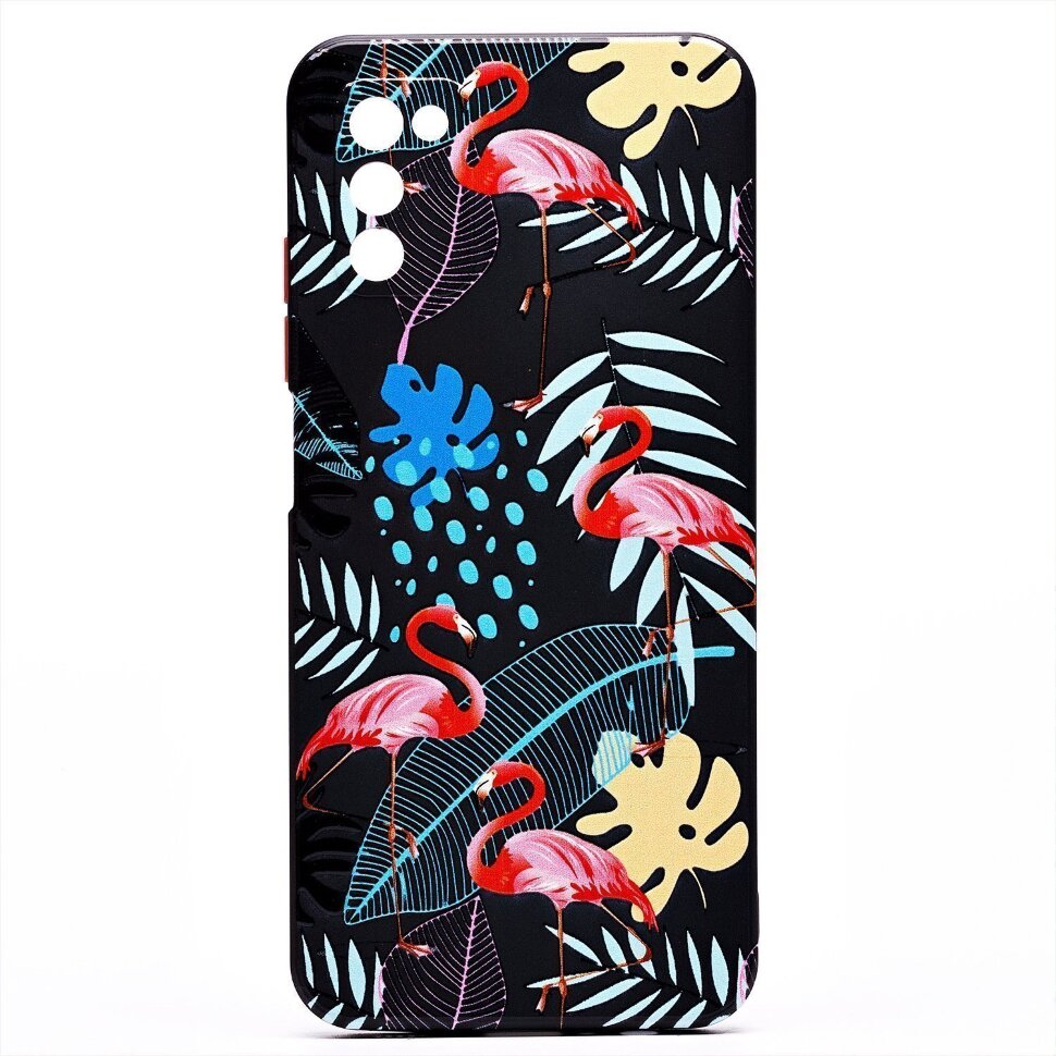 Накладка SC256 Samsung A037 Galaxy A03s (002) черная