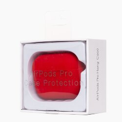 Чехол Soft touch  для кейса AirPods Pro, red