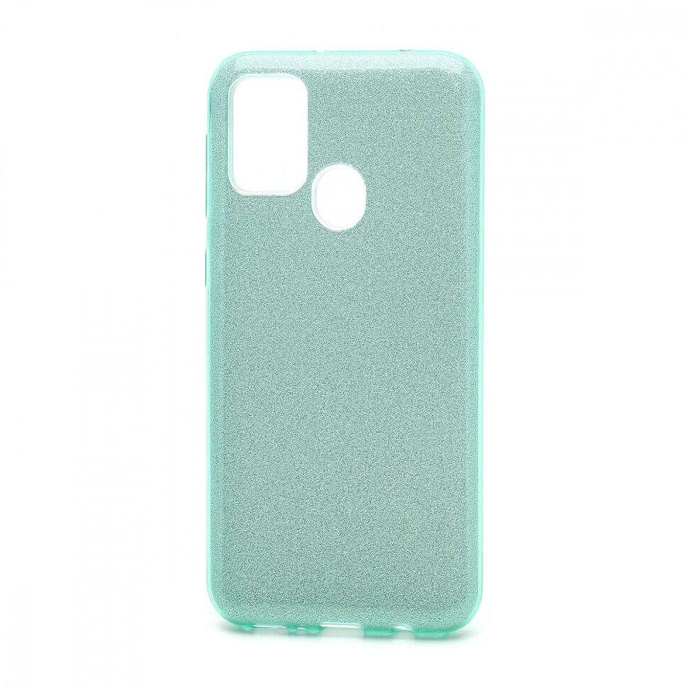 Накладка SC097 БЛЕСТКИ 3в1 Samsung M215 Galaxy M21 (green)
