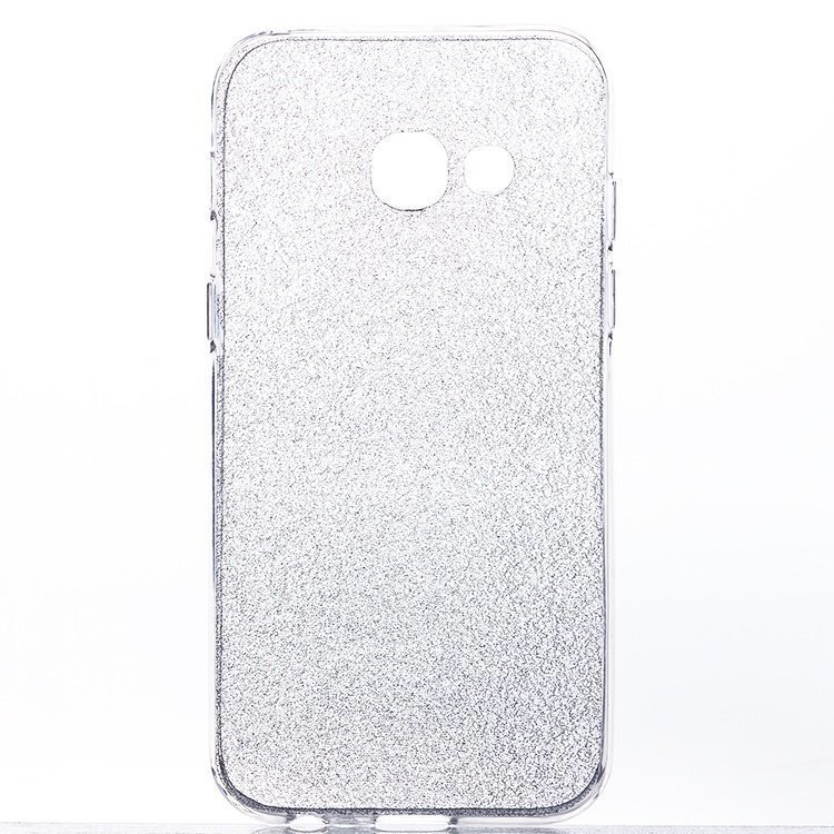 Накладка силиконовая Glamour Samsung A320 Galaxy A3 2017 silver