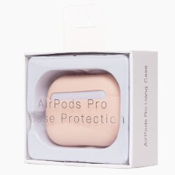 Чехол Soft touch  для кейса AirPods Pro, rose gold pearl