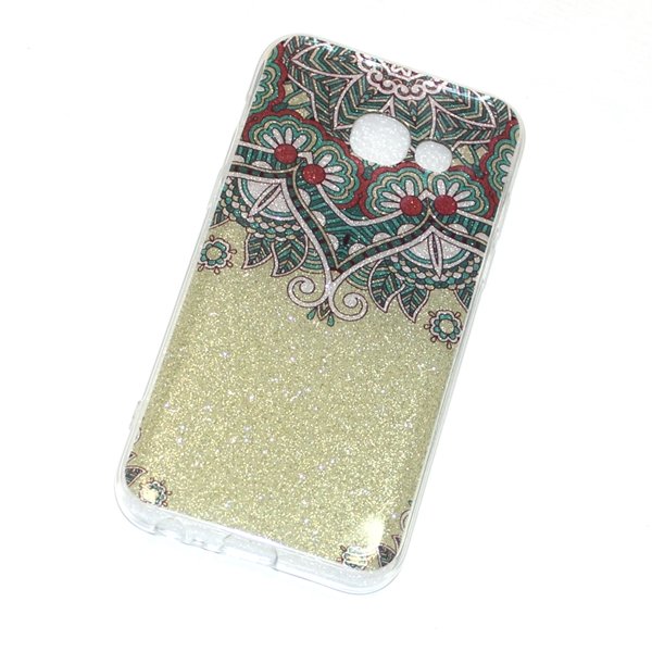 Накладка Fashion DECOR Samsung G532/J2 Prime зеленый на золоте