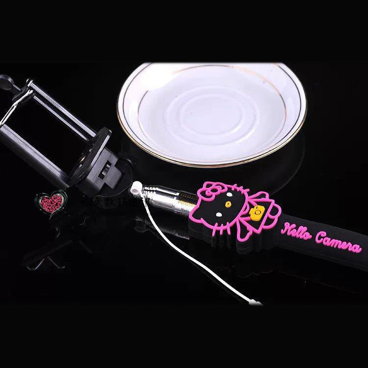 Селфи штатив Monopod Hello Kitty черный