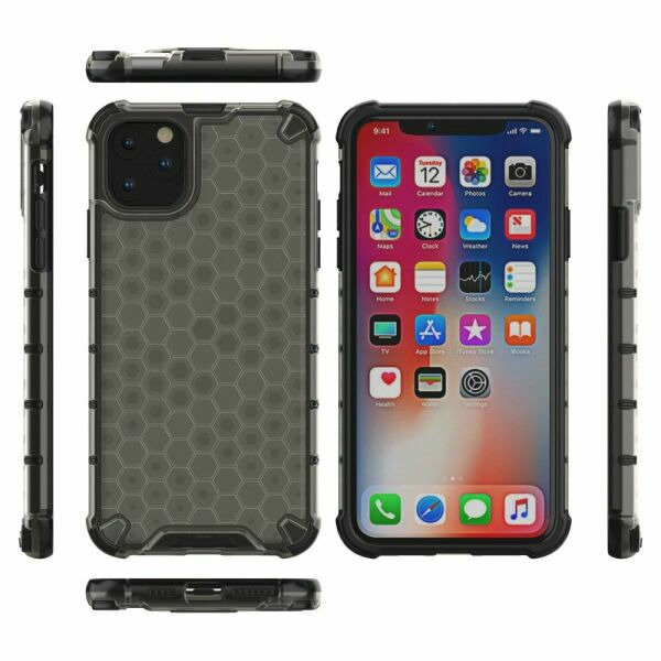 Накладка ударопрочная Honeycomb iPhone 11 Pro (black)
