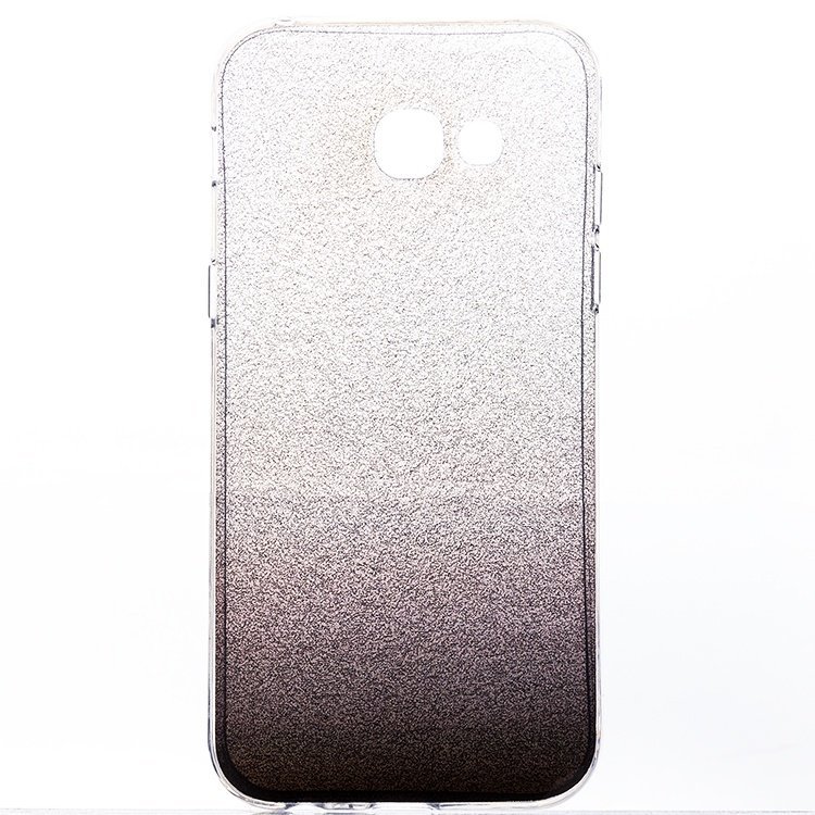 Накладка силиконовая Glamour Samsung A520 Galaxy A5 2017 black/silver