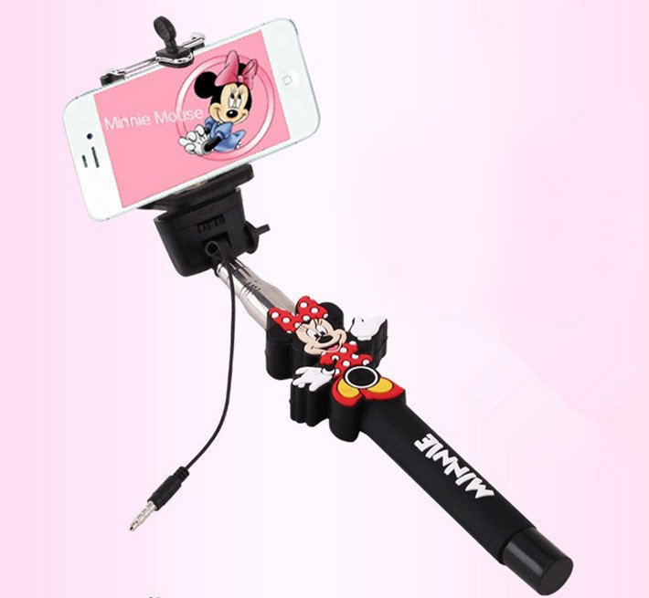 Селфи штатив Monopod Minnie Mouse черный