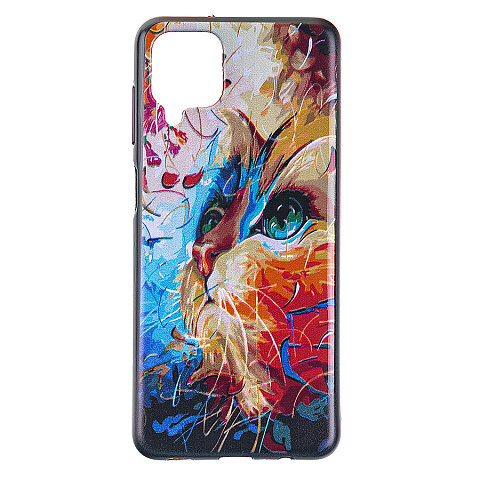 Накладка с рисунком Realme C21 Кошка