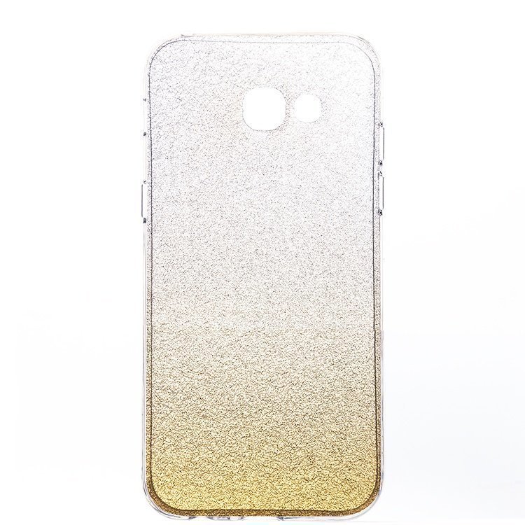 Накладка силиконовая Glamour Samsung A520 Galaxy A5 2017 gold/silver