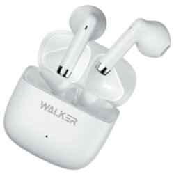 Наушники WALKER Bluetooth WTS-25, независимая работа наушников, белые