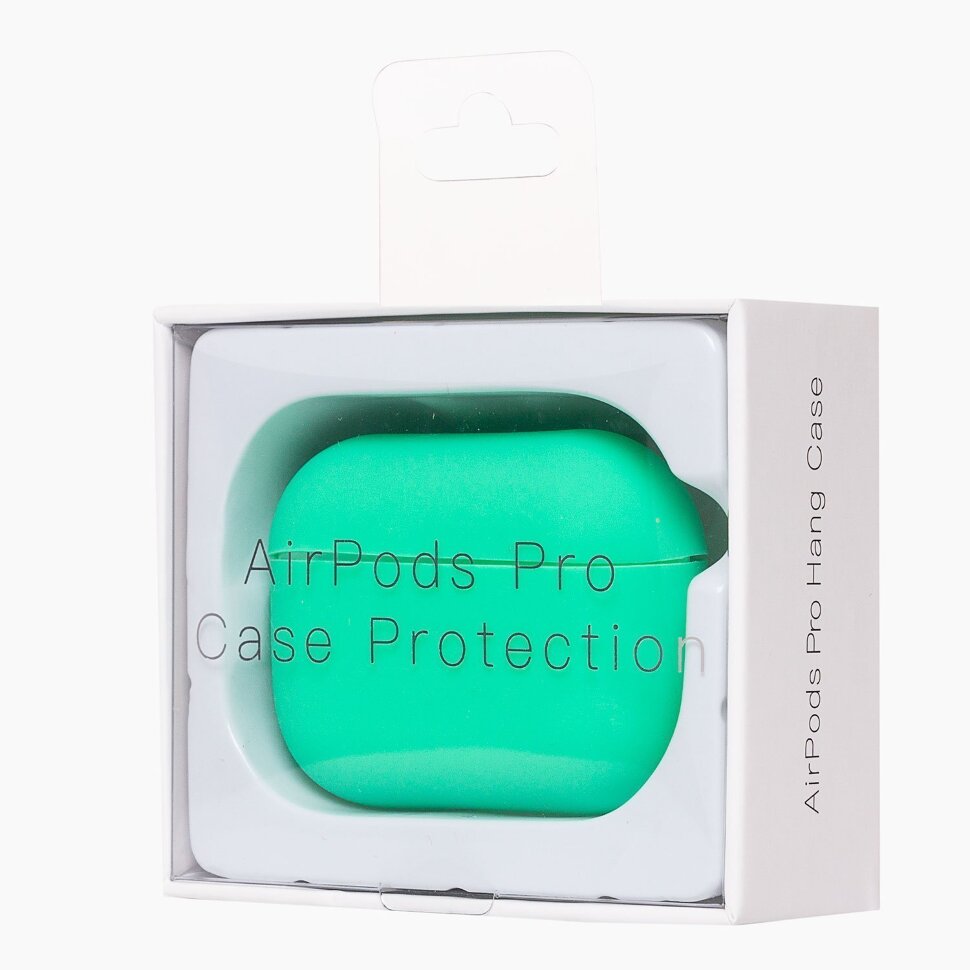 Чехол Soft touch  для кейса AirPods Pro, spear mint