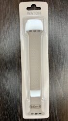 Монобраслет Braided Solo Loop для Apple Watch 42/44 M, светло-серый