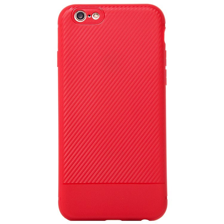 Накладка SC069 CARBON iPhone 6 красная