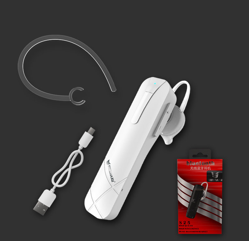 BLUETOOTH-гарнитура SENMAXU S25 белая