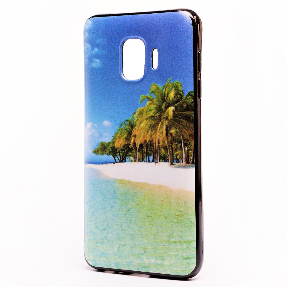 Накладка SC185 Samsung J260 Galaxy J2 Core 2020 (008) голубой
