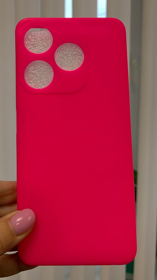 Накладка силиконовая SOFT TOUCH Tecno Spark 10/Spark 10C, розовая
