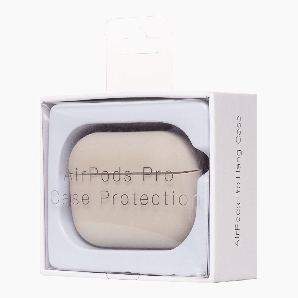Чехол Soft touch  для кейса AirPods Pro, stone